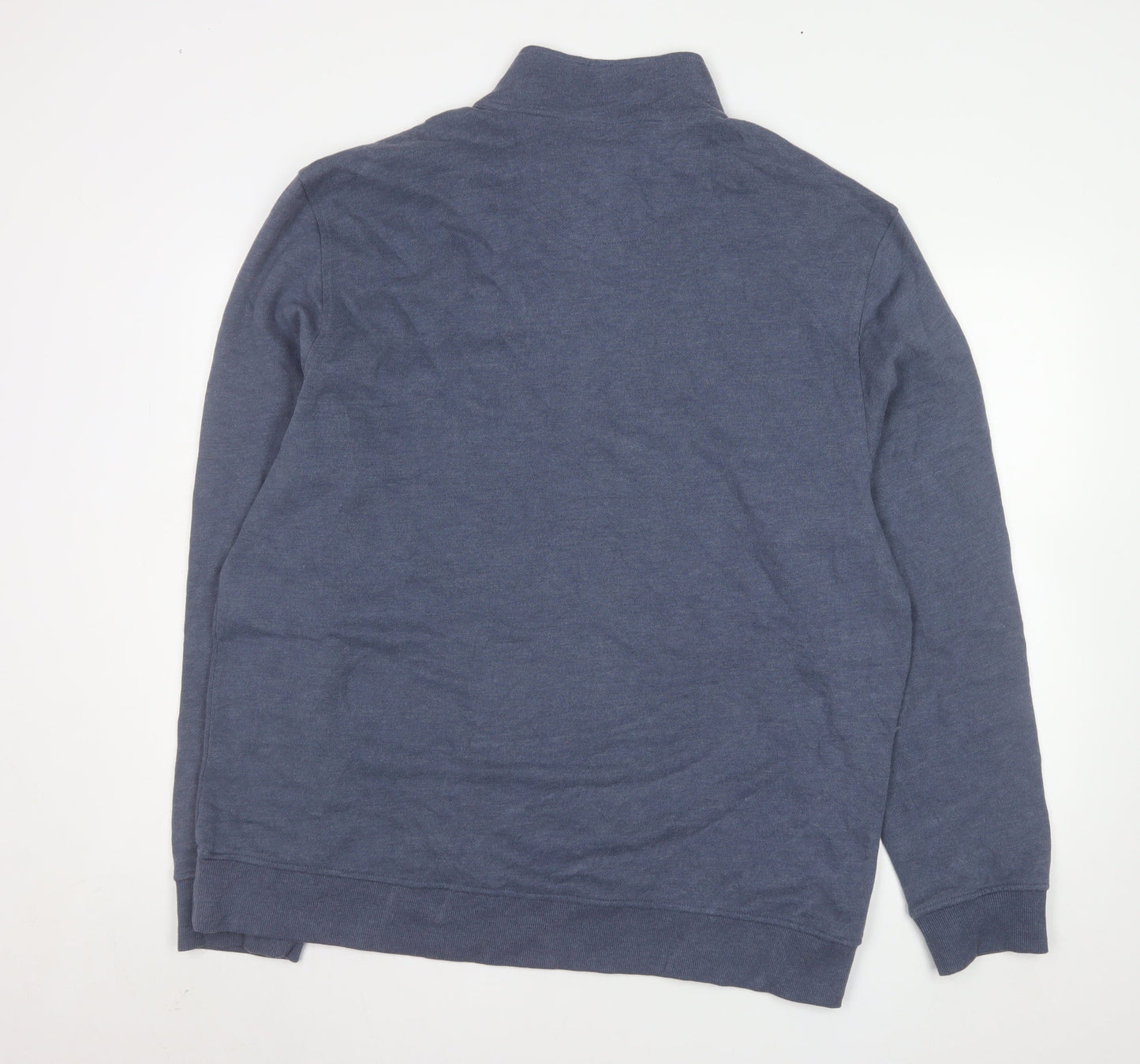 IZOD Men’s Blue 2XL 1/4 Zip Mock Neck Pullover Sweatshirt
