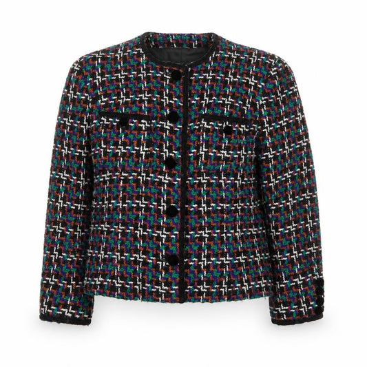 Alexon Women's Multicoloured Tweed Wool Blend Suit Jacket UK 14