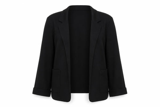 Marks & Spencer Women’s Black Regular Fit Blazer UK 14