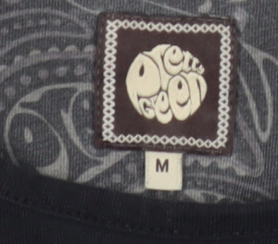 Pretty Green Women's Black Cotton Crew Neck T-Shirt M