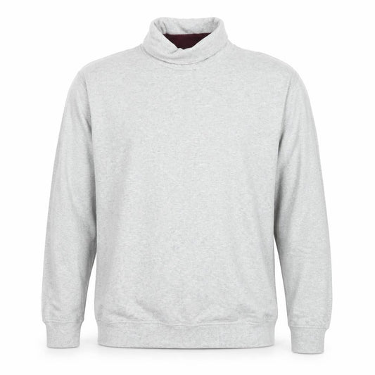 Ted Baker Men's Grey Cotton Roll Neck Long Sleeve Casual Top Size L