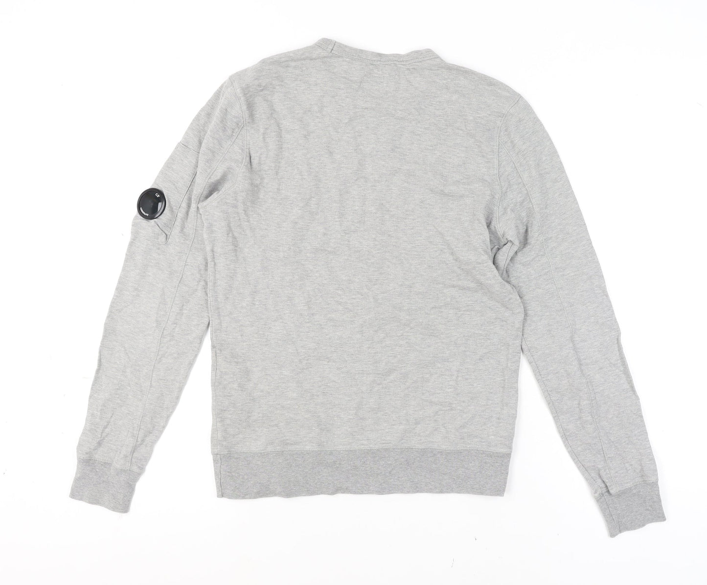 C.P. Company Men's Grey Cotton Crew Neck Sweatshirt Size S