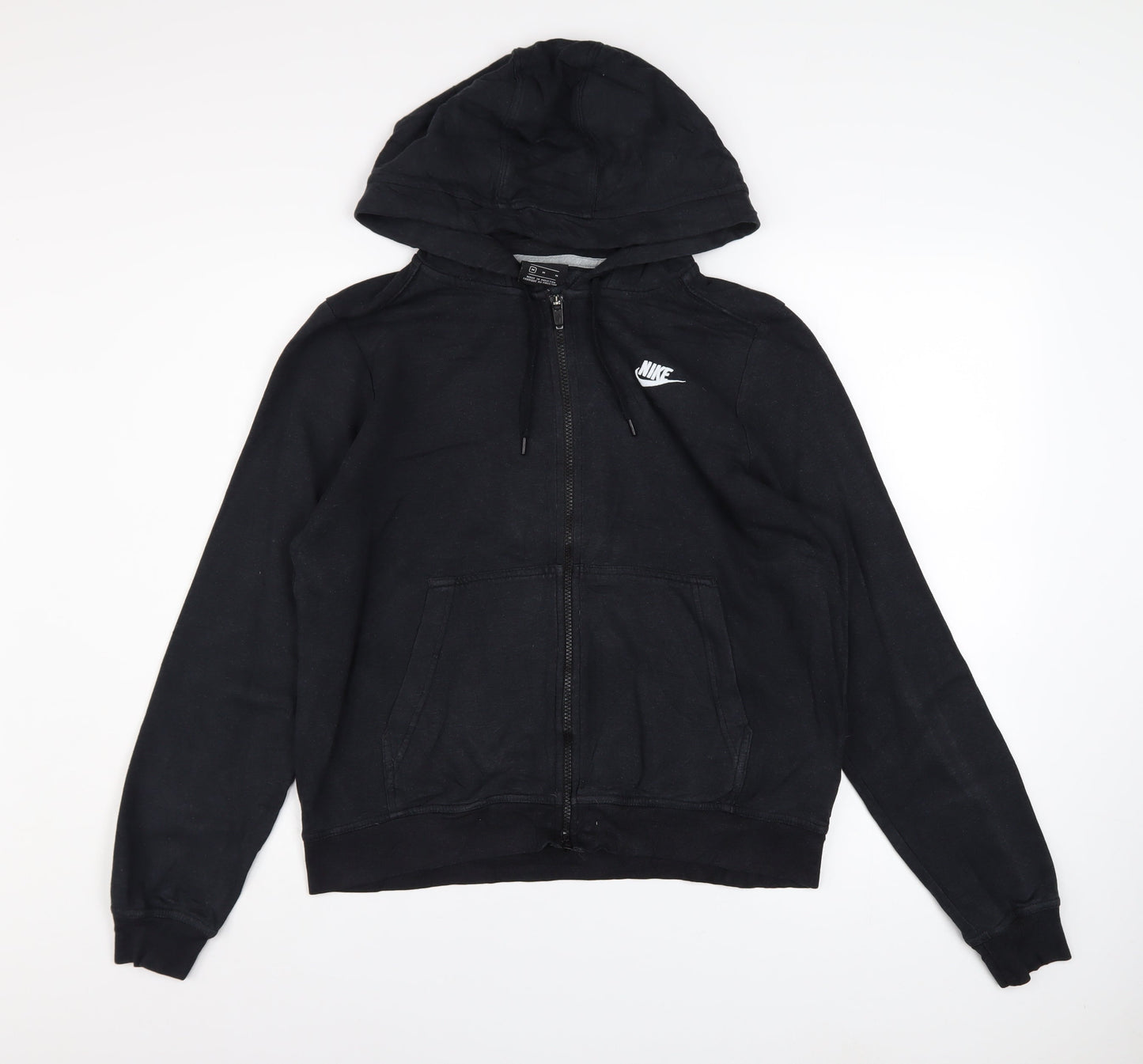Nike Men's Black Full Zip Hoodie M Sportswear Sweatshirt
