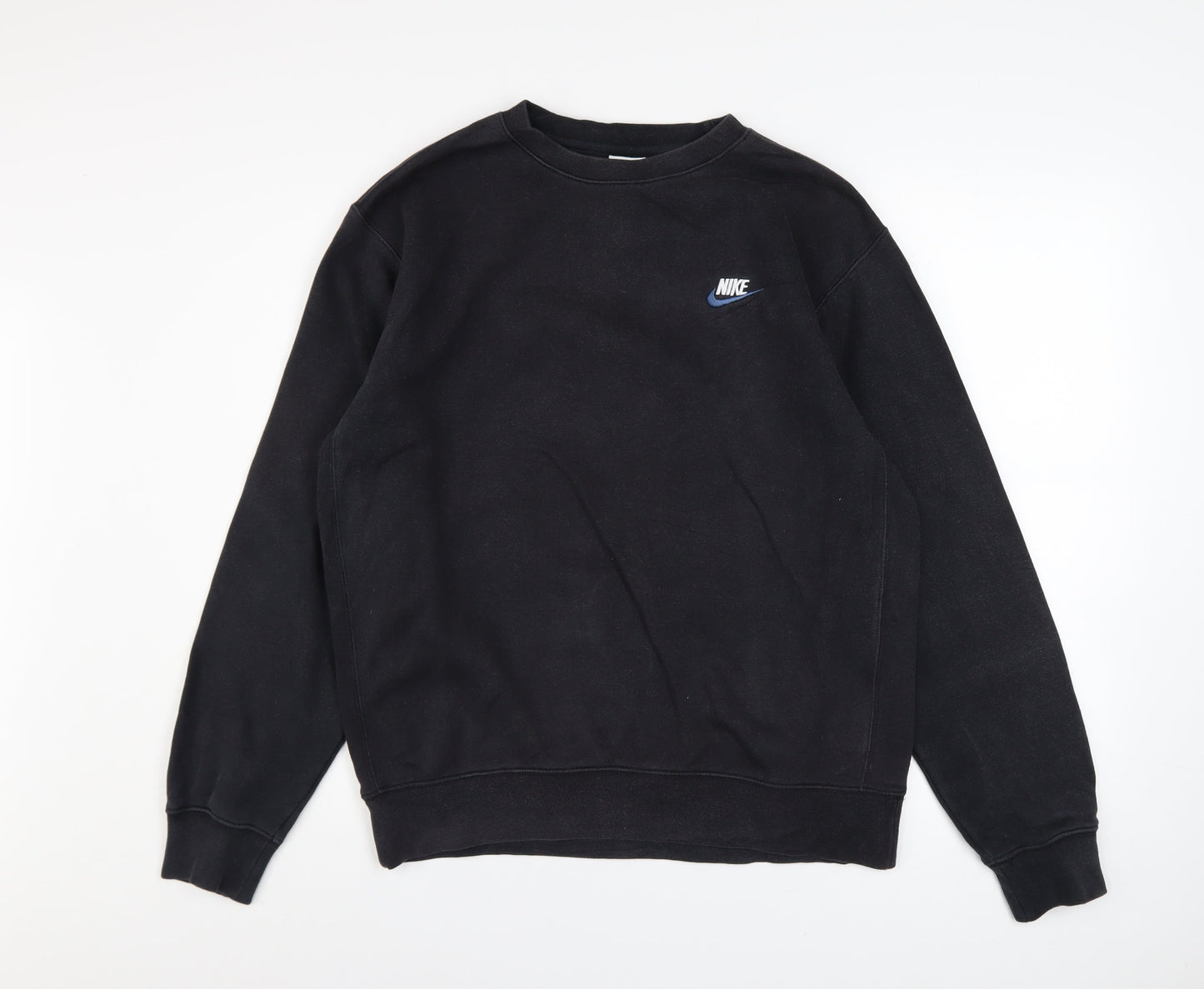 Nike Men's Black Crew Neck Pullover Sweatshirt M