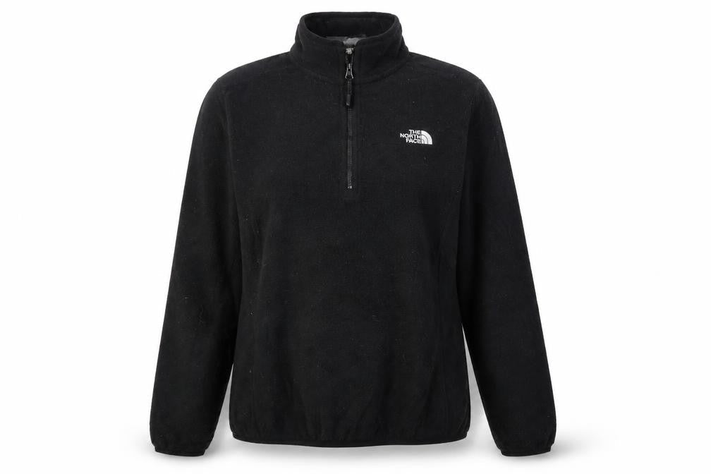 The North Face Womens Black Fleece Pullover Sweatshirt Size L