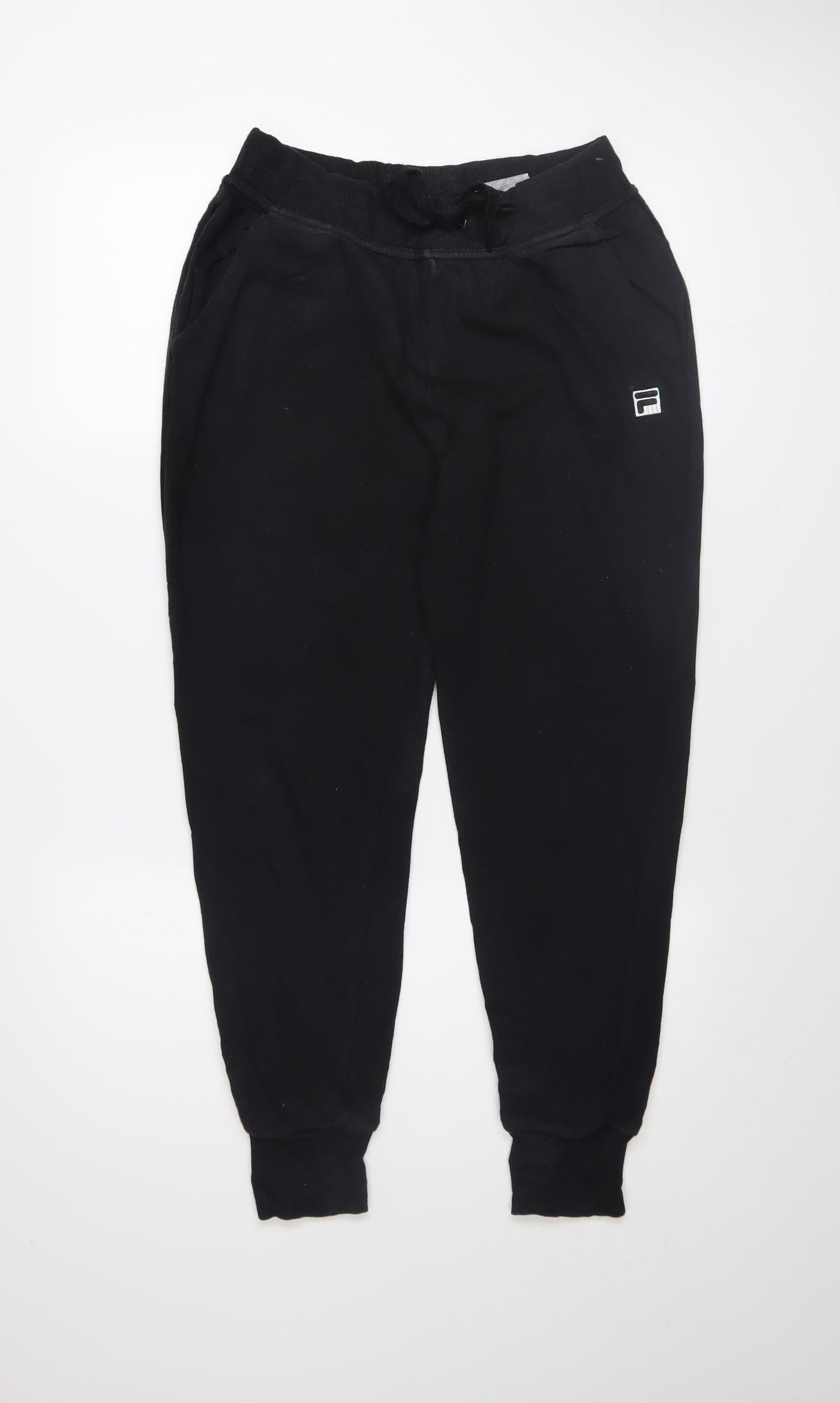 Fila Men's Black Small Jogger Sweatpants Cotton Blend