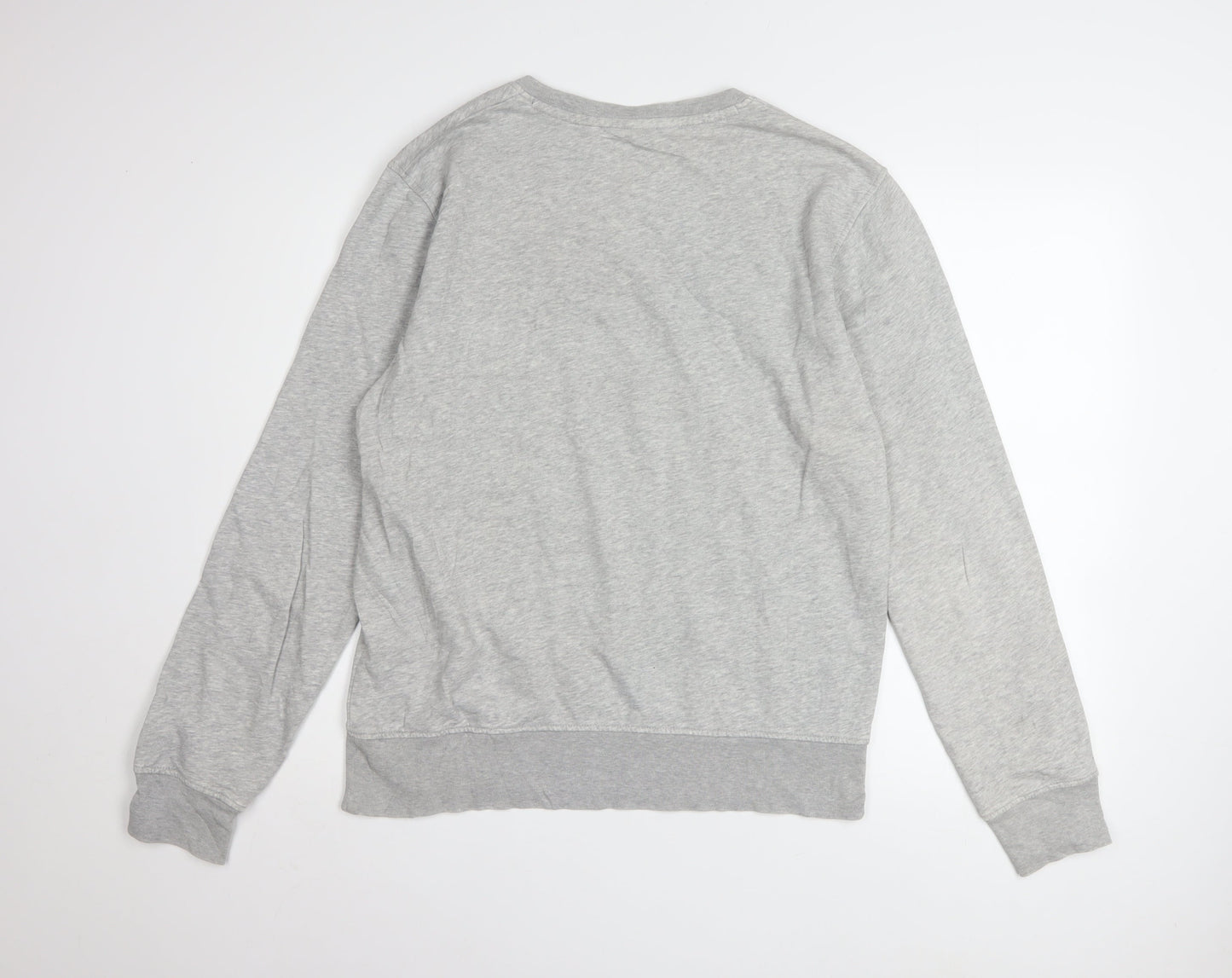 GANT Men's Grey Logo Crew Neck Sweatshirt Size L Pullover