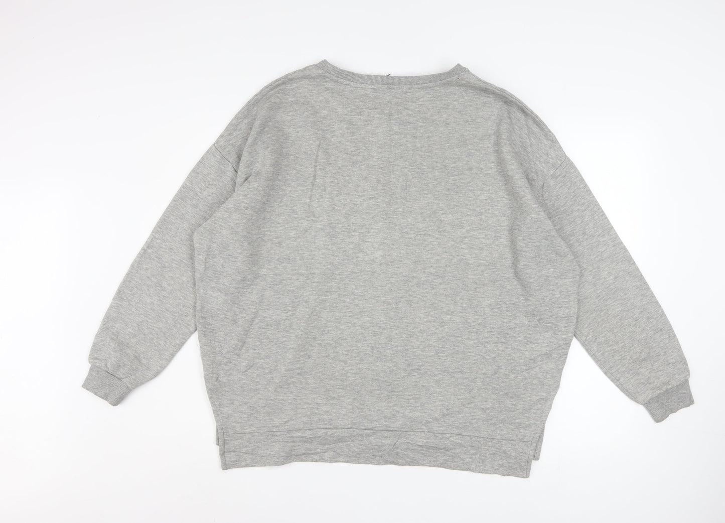 Disney Primark Womens Grey Mickey Sweatshirt Size 12/14 Pullover