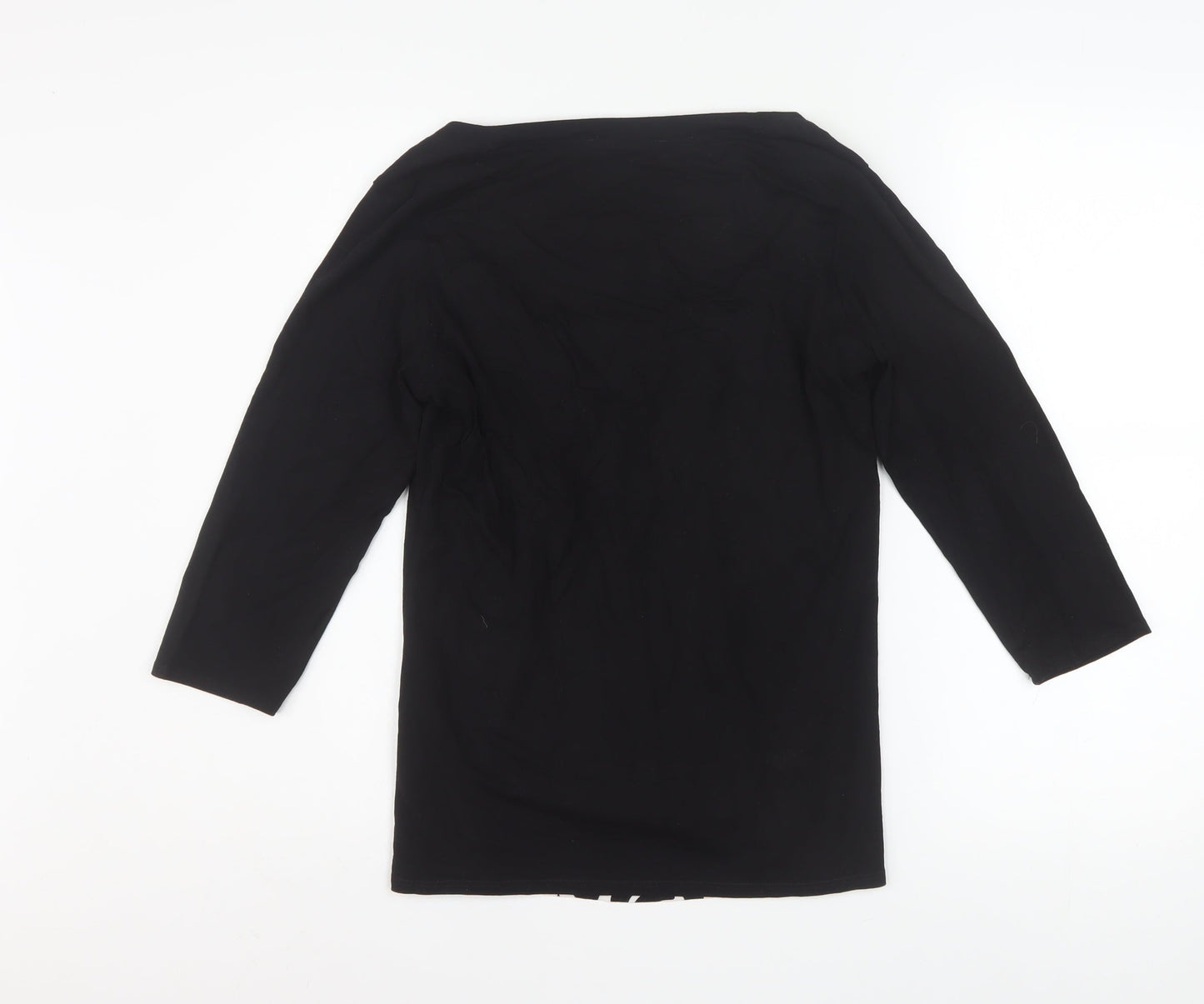 Marks and Spencer Women Black 3/4 Sleeve Camisole Blouse Size 14