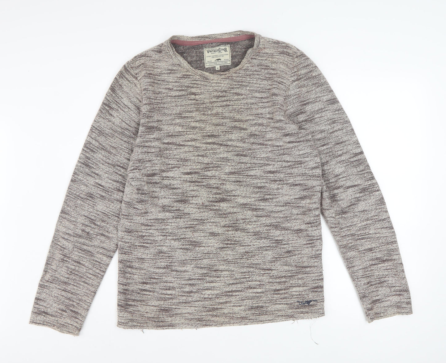 Jack & Jones Men's Grey Knit Pullover Sweatshirt M