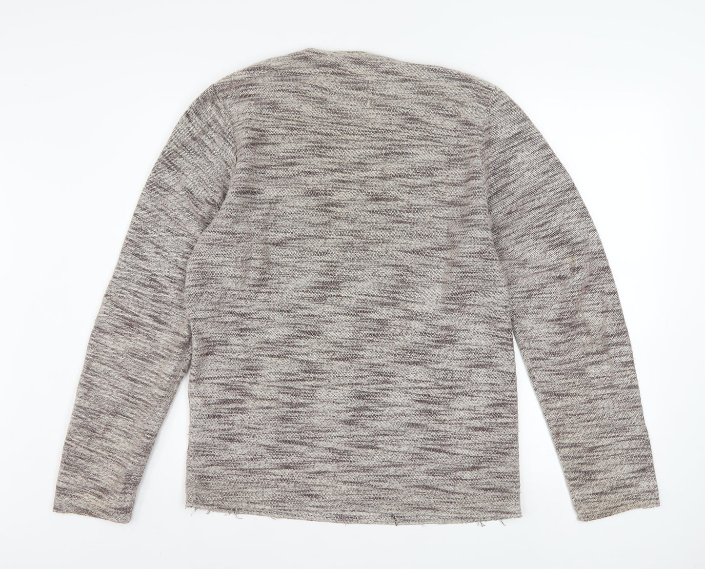 Jack & Jones Men's Grey Knit Pullover Sweatshirt M