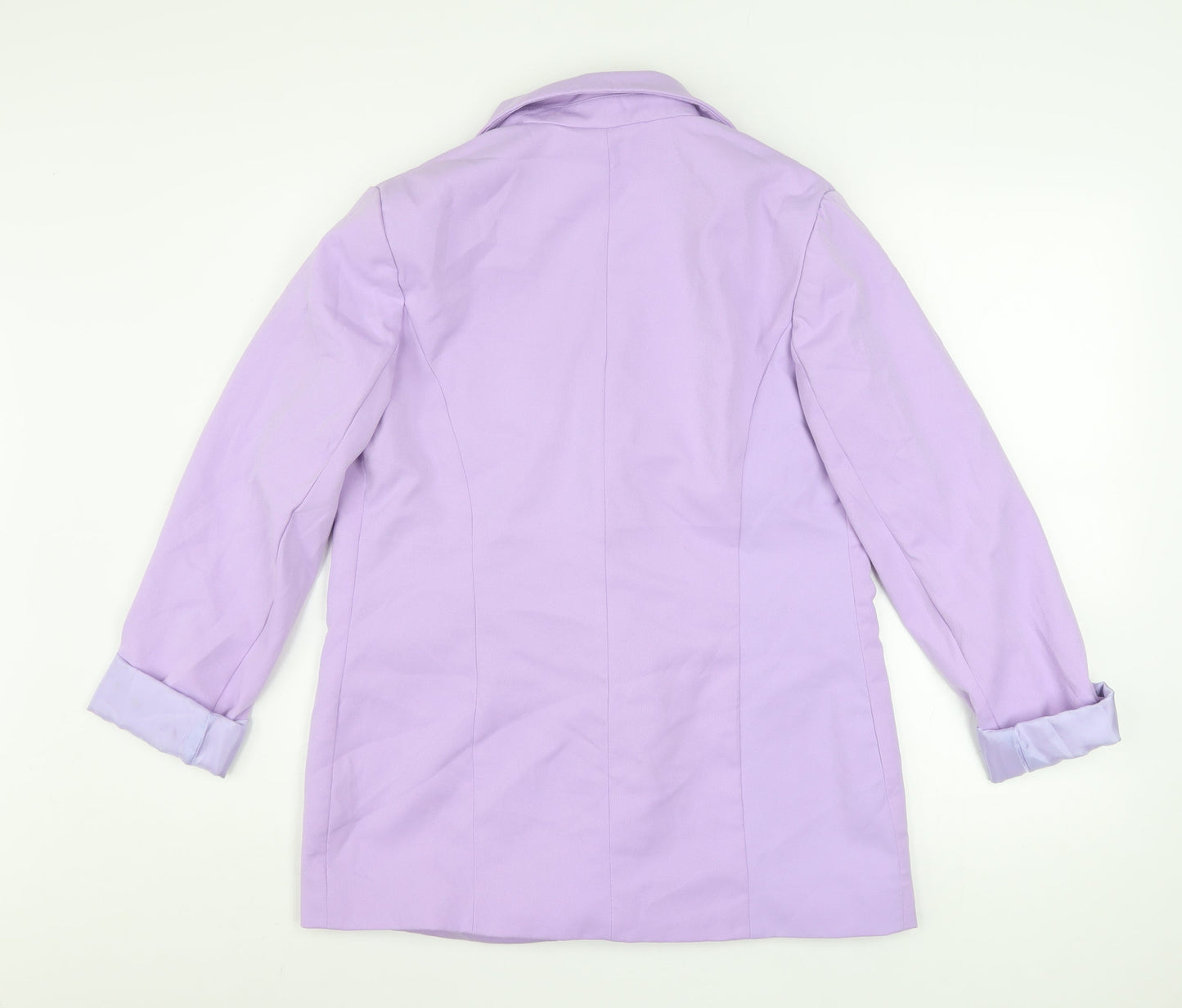 Select Women's Purple Blazer UK 10 Lined Single-Breasted Jacket
