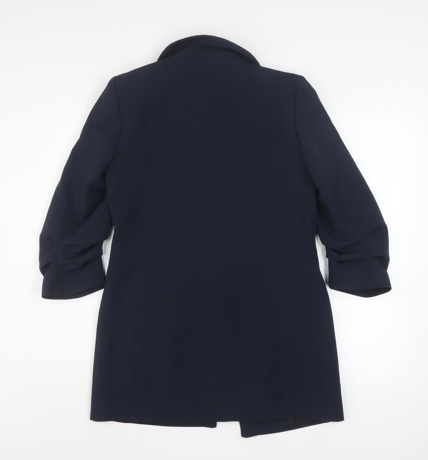 River Island Women's Blue Blazer Size 8 Double Breasted Workwear Jacket