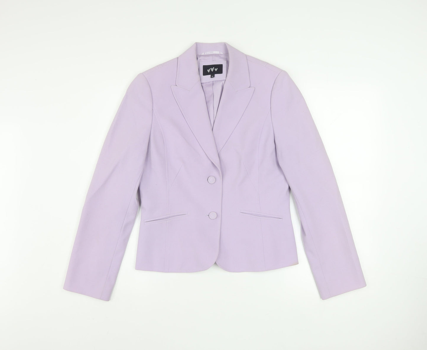Marks and Spencer Women's Purple Blazer Size 10 Formal Jacket