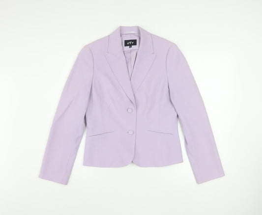 Marks and Spencer Women's Purple Blazer Size 10 Formal Jacket