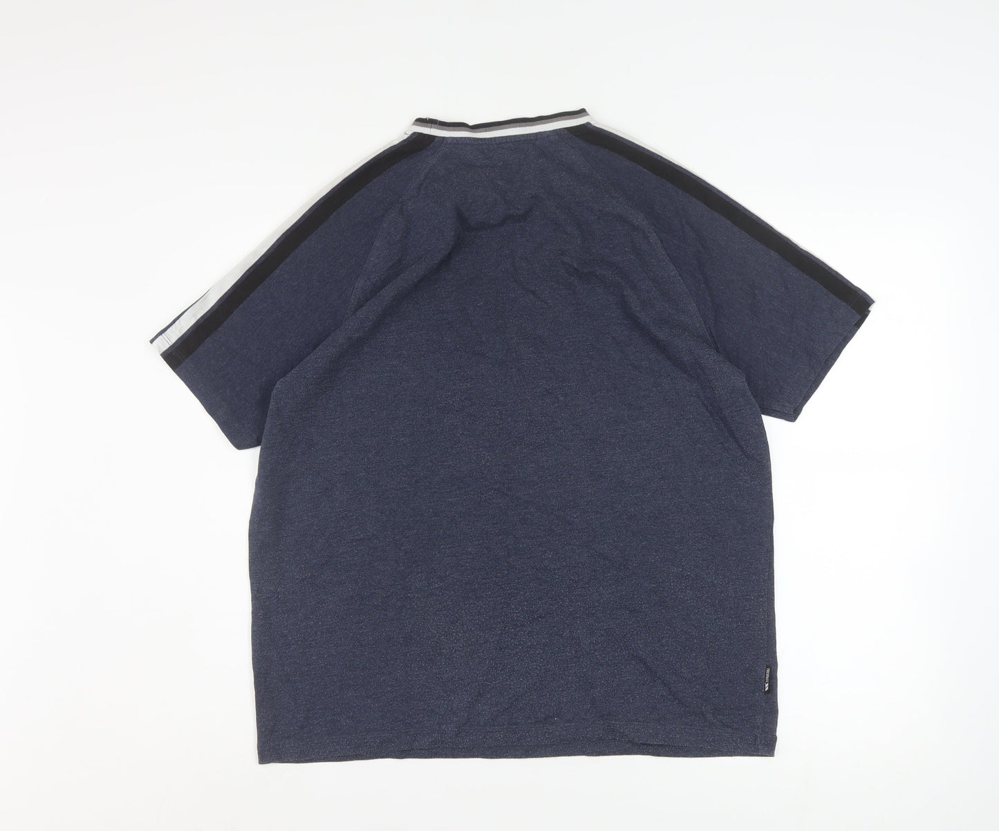 Trespass Mens Blue Quick Dry Crew Neck Short Sleeve T-Shirt Size M