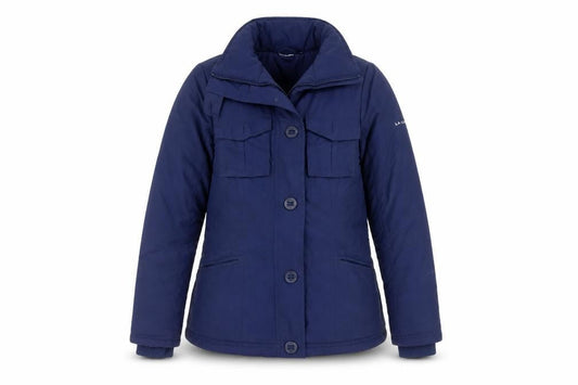 LA Gear Women's Blue Puffer Jacket Size 8 Mid-Length Winter Coat