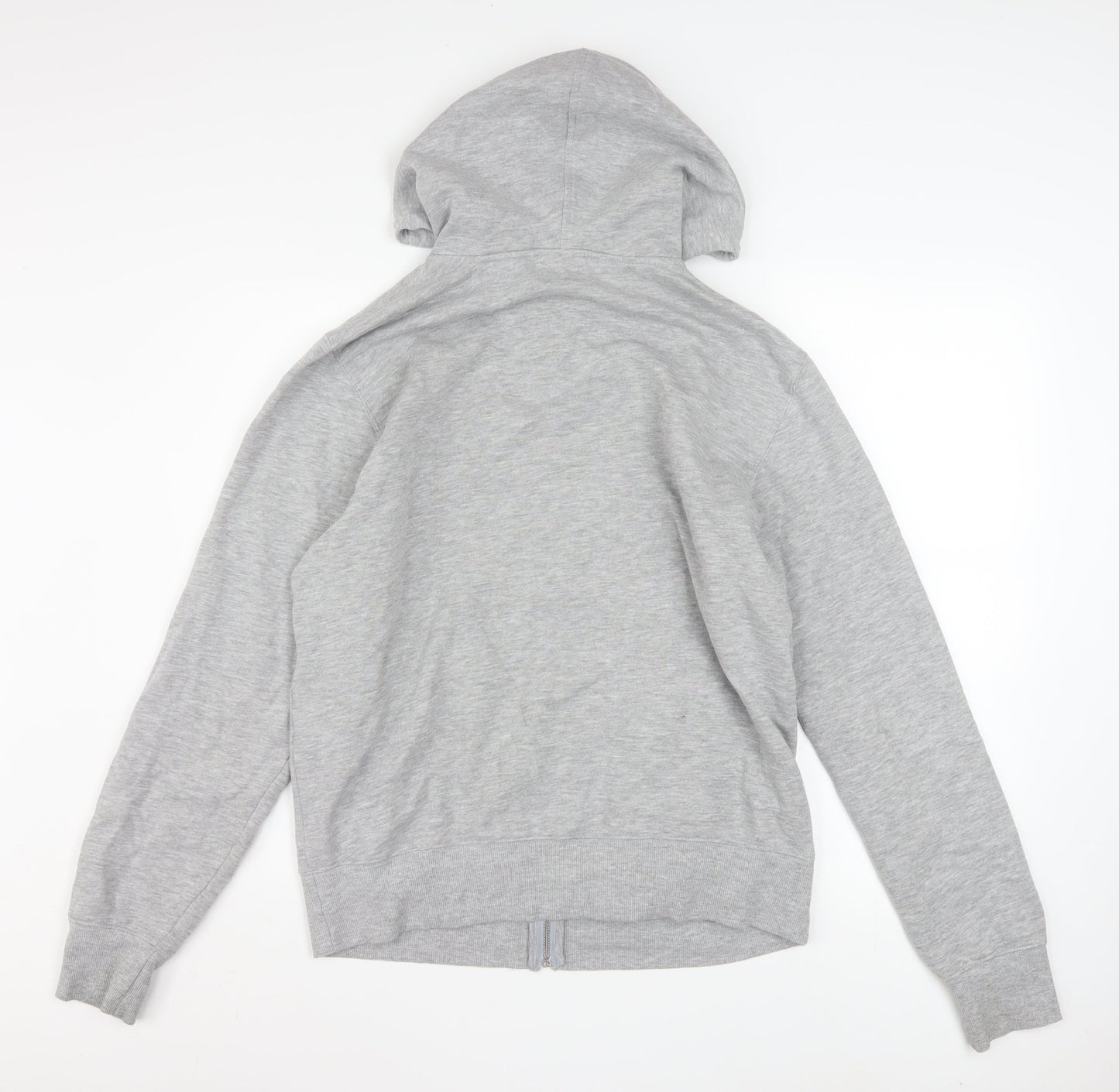 New Balance Men Grey Full Zip Hoodie Size M Sports Fleece