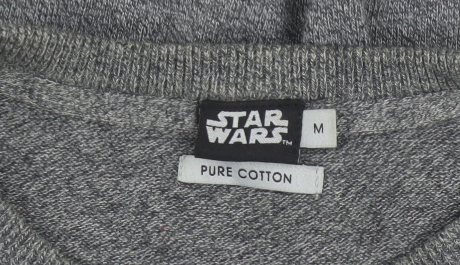 Tu Men’s Grey Star Wars Cotton Crew Neck Jumper Size M