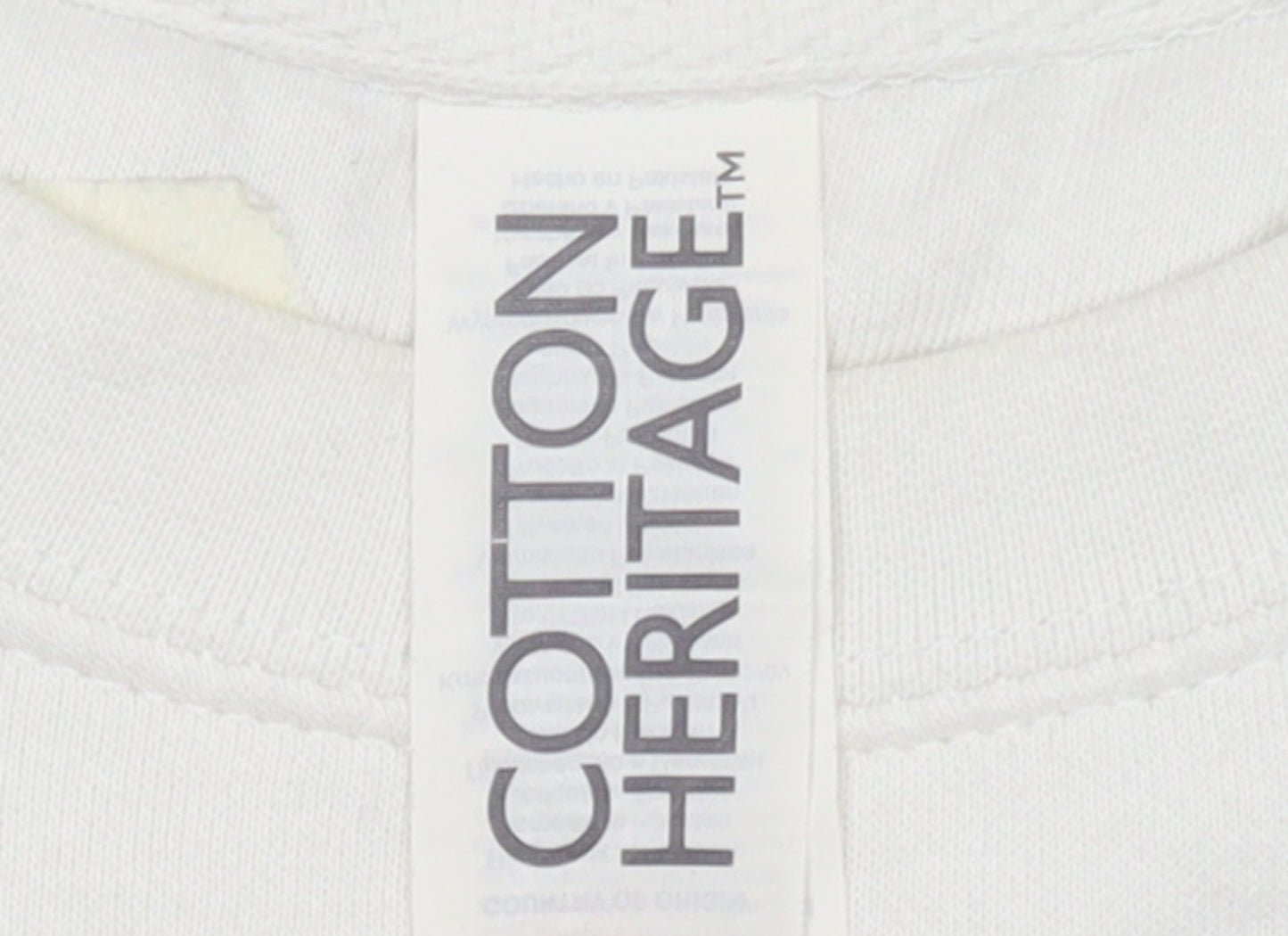 Cotton Heritage Women White Alien Graphic Pullover Sweatshirt L