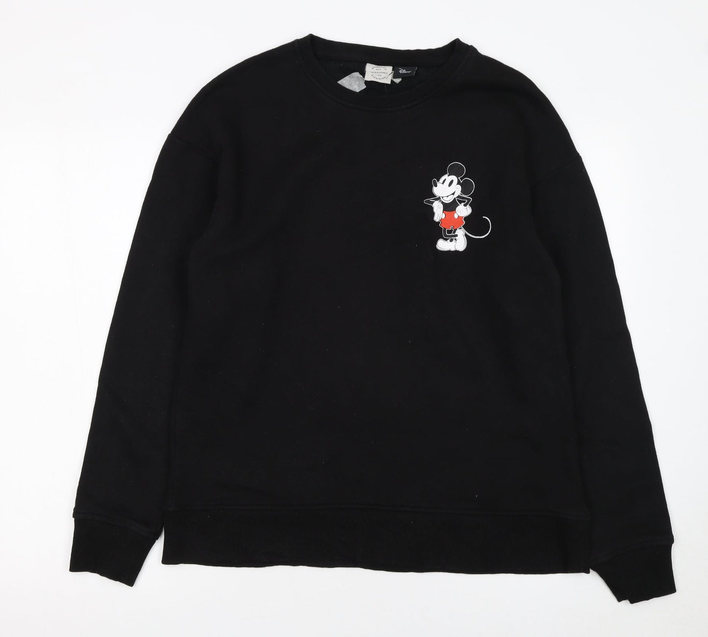 Jack & Jones Men’s Black Mickey Mouse Graphic Hoodie M