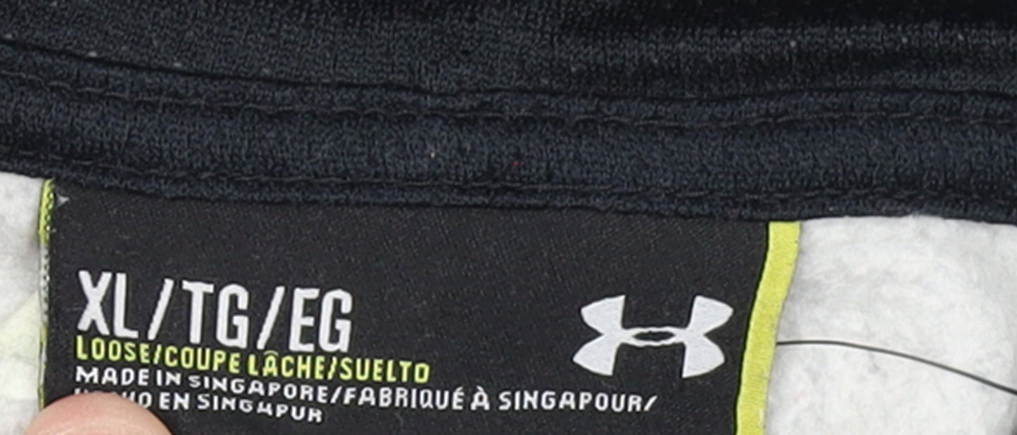 Under Armour Men's Grey XL Pullover Hoodie Loose Fit Sportswear