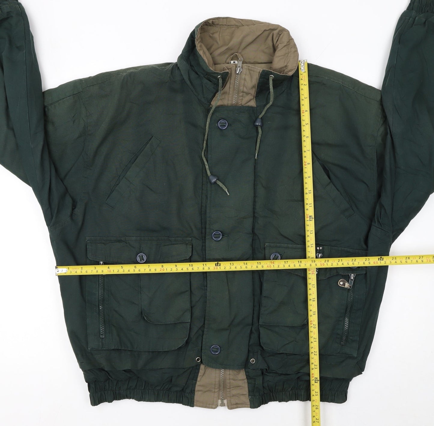 Star Sport Men’s Green Military Cotton Nylon Jacket M
