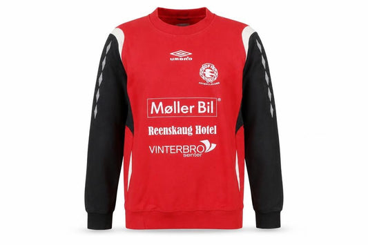 Umbro Men’s Red Black DFI Football Klub Sweatshirt Size M