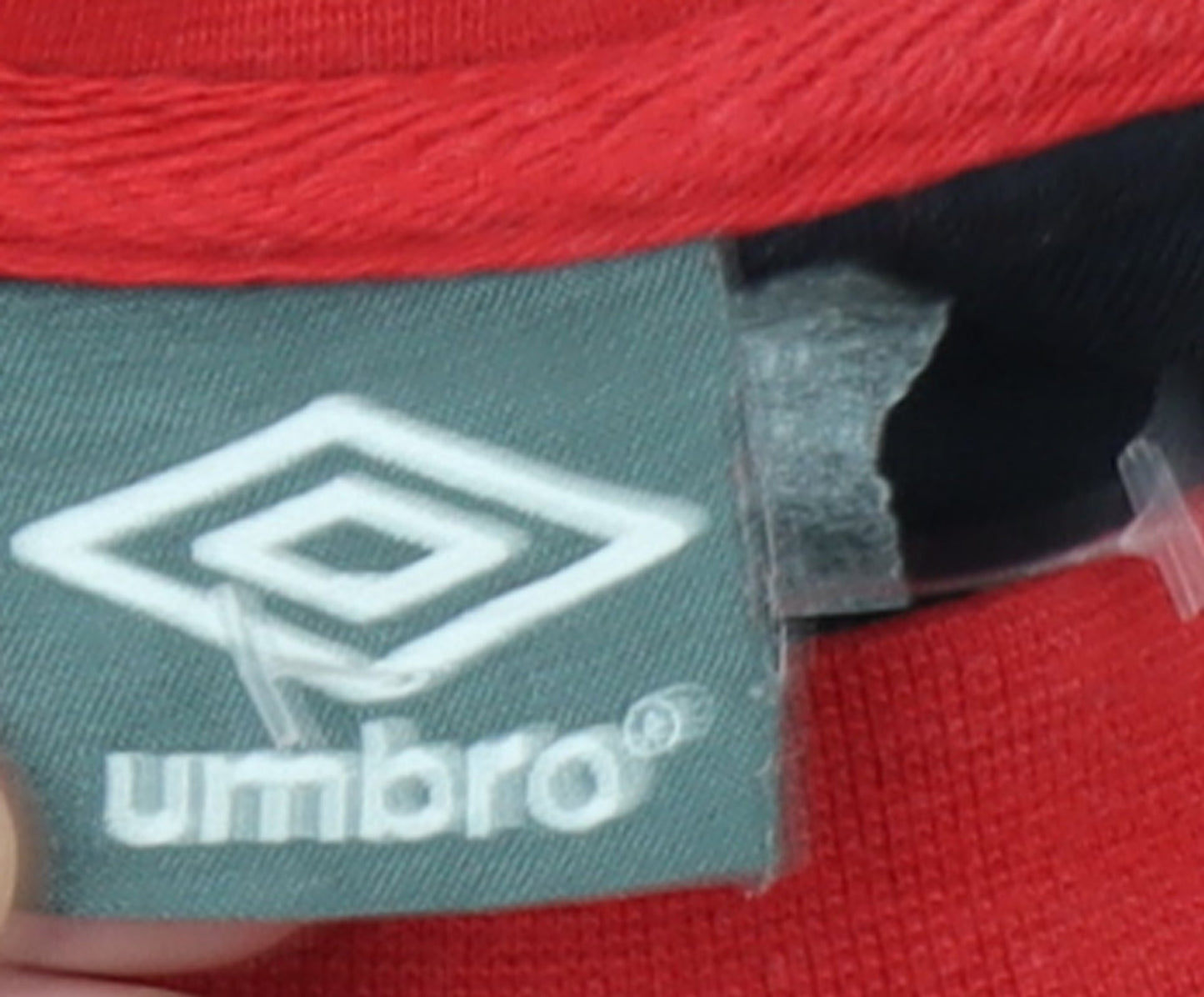 Umbro Men’s Red Black DFI Football Klub Sweatshirt Size M