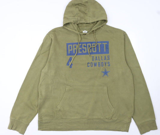 NFL Men’s Green Prescott Dallas Cowboys 2XL Pullover Hoodie