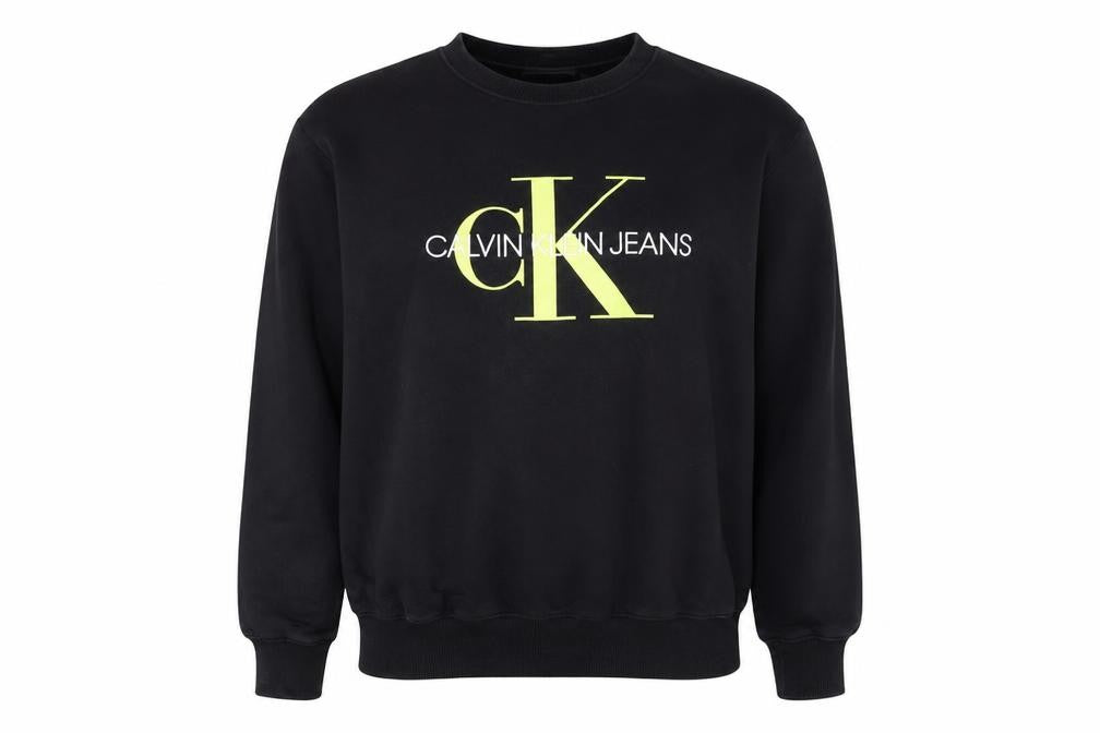 Calvin Klein Jeans Men’s Black Logo Sweatshirt Size S
