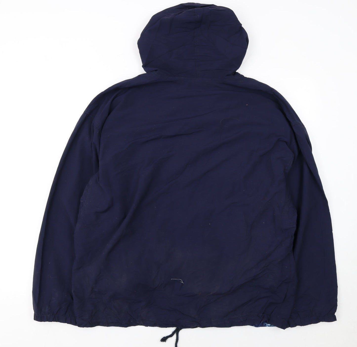 Decathlon Men's Blue XL Hooded Windbreaker Lightweight Jacket