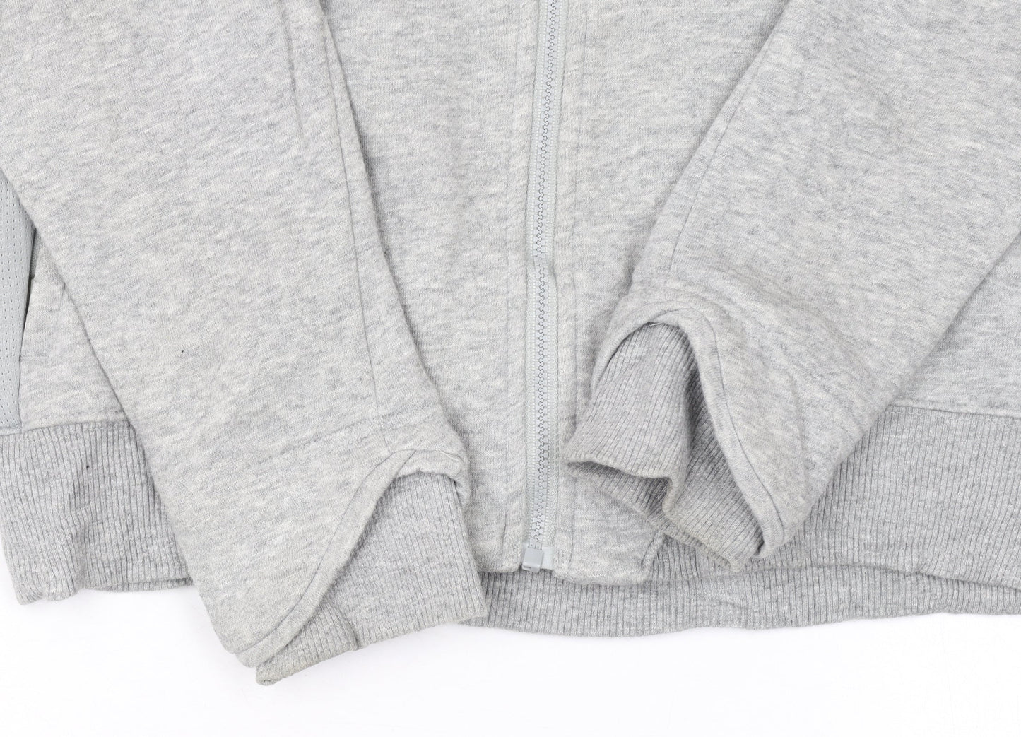 Umbro Women’s Grey Full Zip Hoodie Size 14 Cotton Blend Sportswear