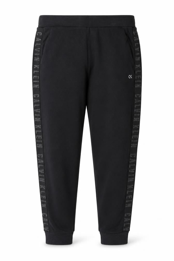 Calvin Klein Men’s Black Logo Jogger Sweatpants M Regular Fit