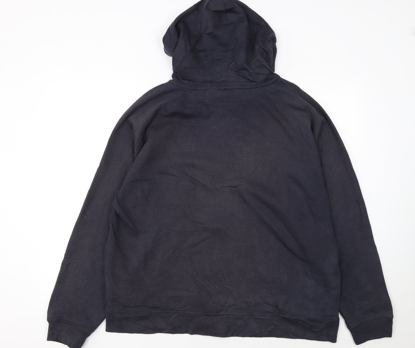 Reebok Men’s Black Full Zip Hoodie L Logo Sportswear
