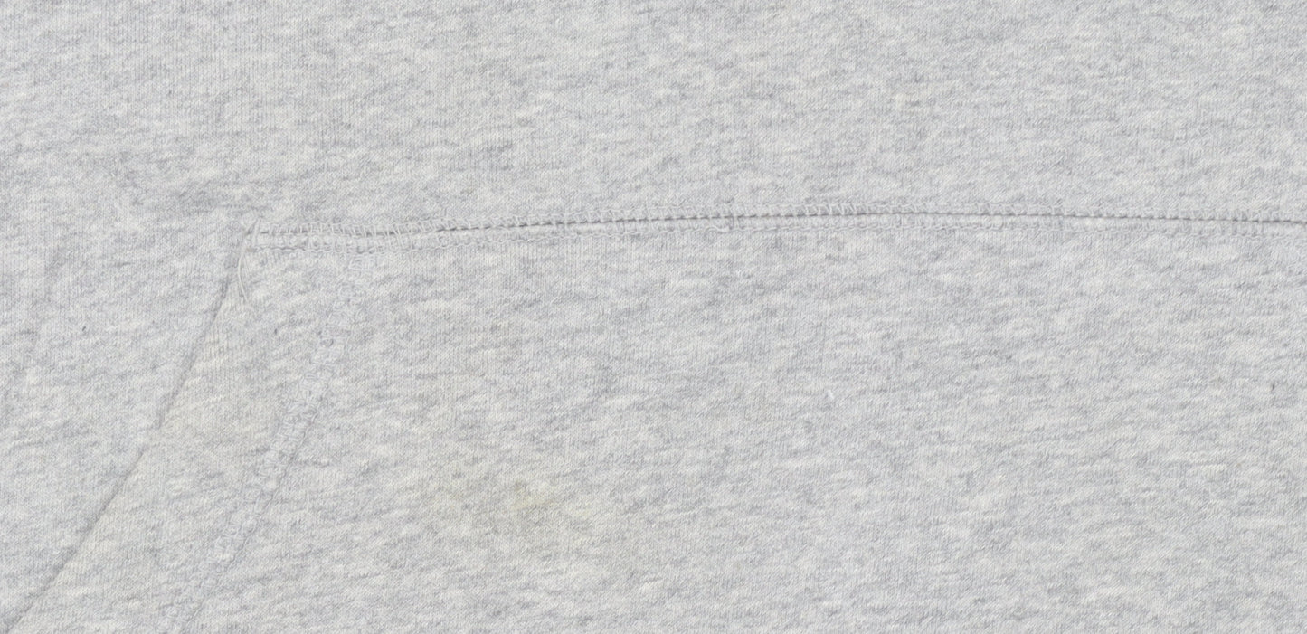 Canterbury Men's Grey Pullover Hoodie M Sports Embroidered Logo