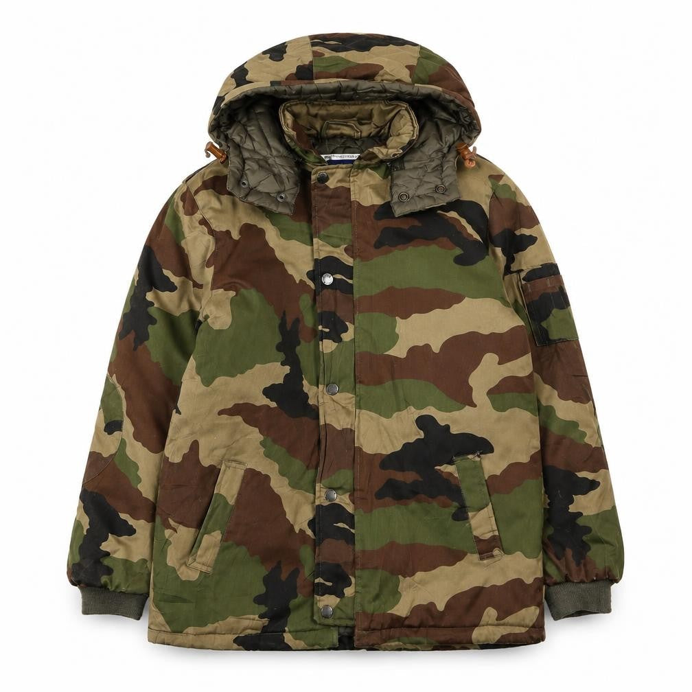 Dubon Boys Camouflage Parka Coat 14 Years Hooded Lined Winter Jacket