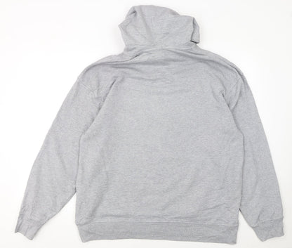 Levi's Men's Grey Relaxed Fit Pullover Hoodie Large