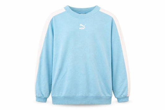 Puma Men’s Blue Crew Neck Pullover Sweatshirt Size S