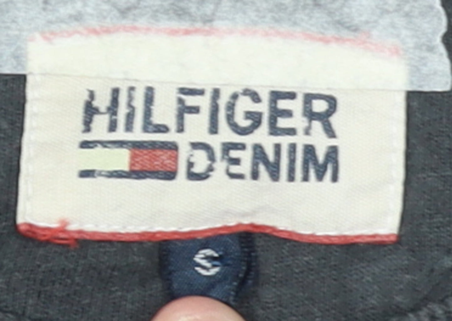 Hilfiger Denim Men's Black Graphic Print Cotton T-Shirt Size S
