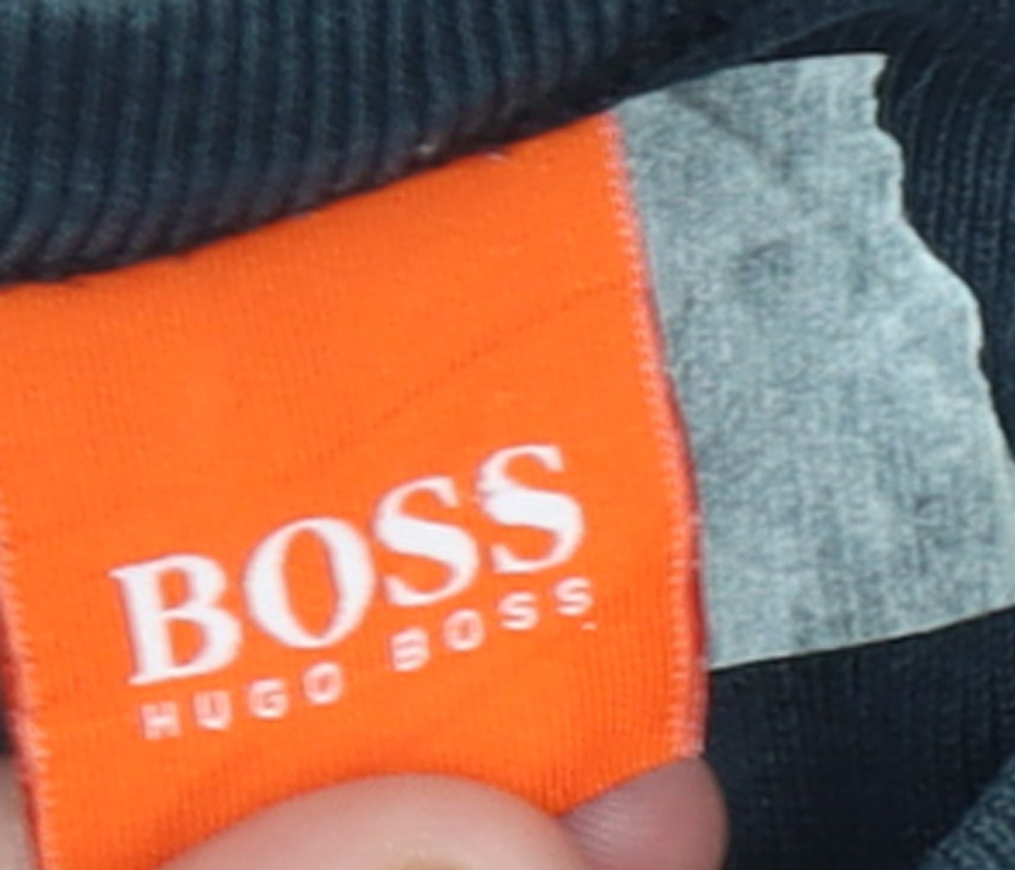 Hugo Boss Men's Black Long Sleeve Cotton Crew Neck T-Shirt Size S
