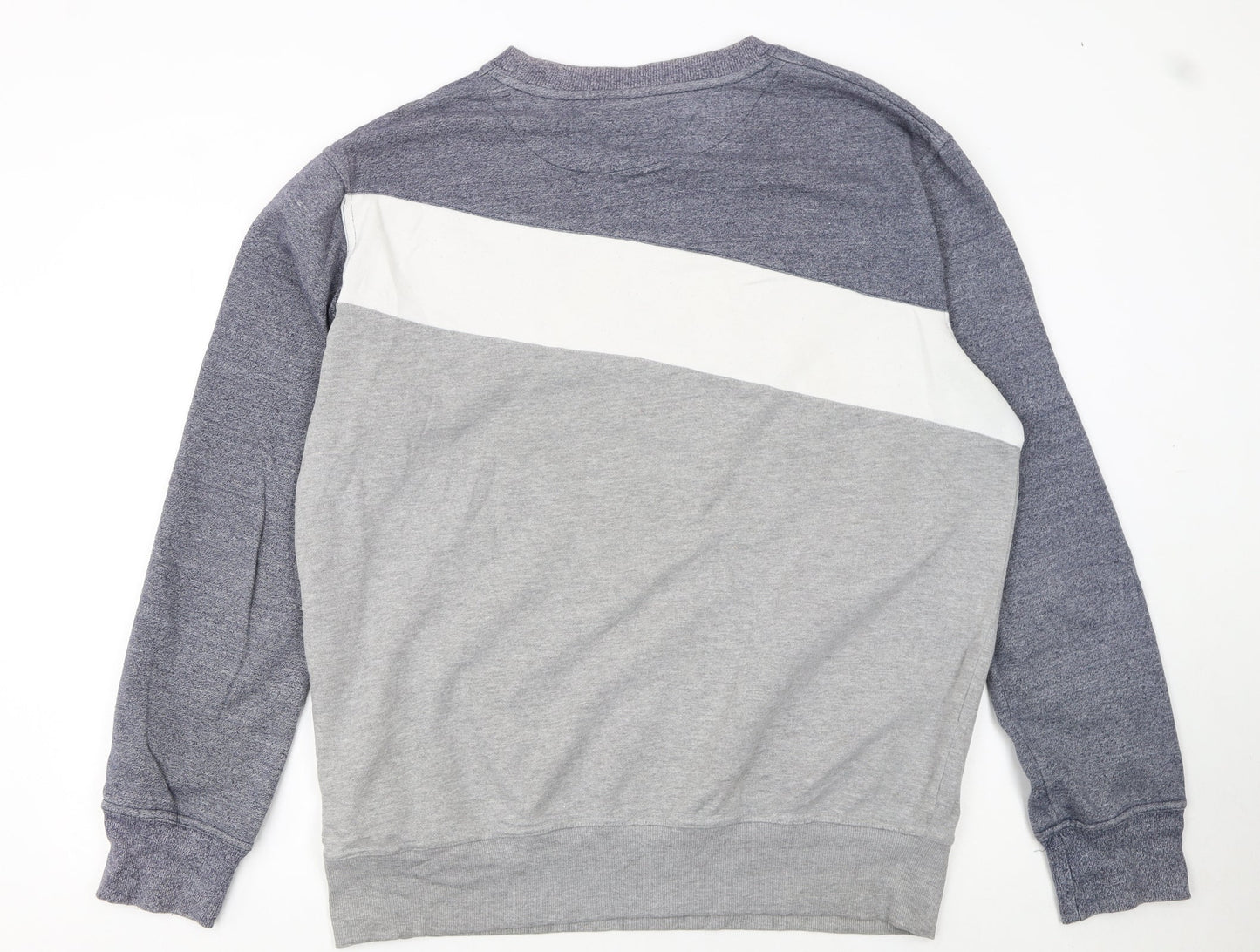 McKenzie Men’s Grey XL Pullover Sweatshirt Sports Logo Crew Neck