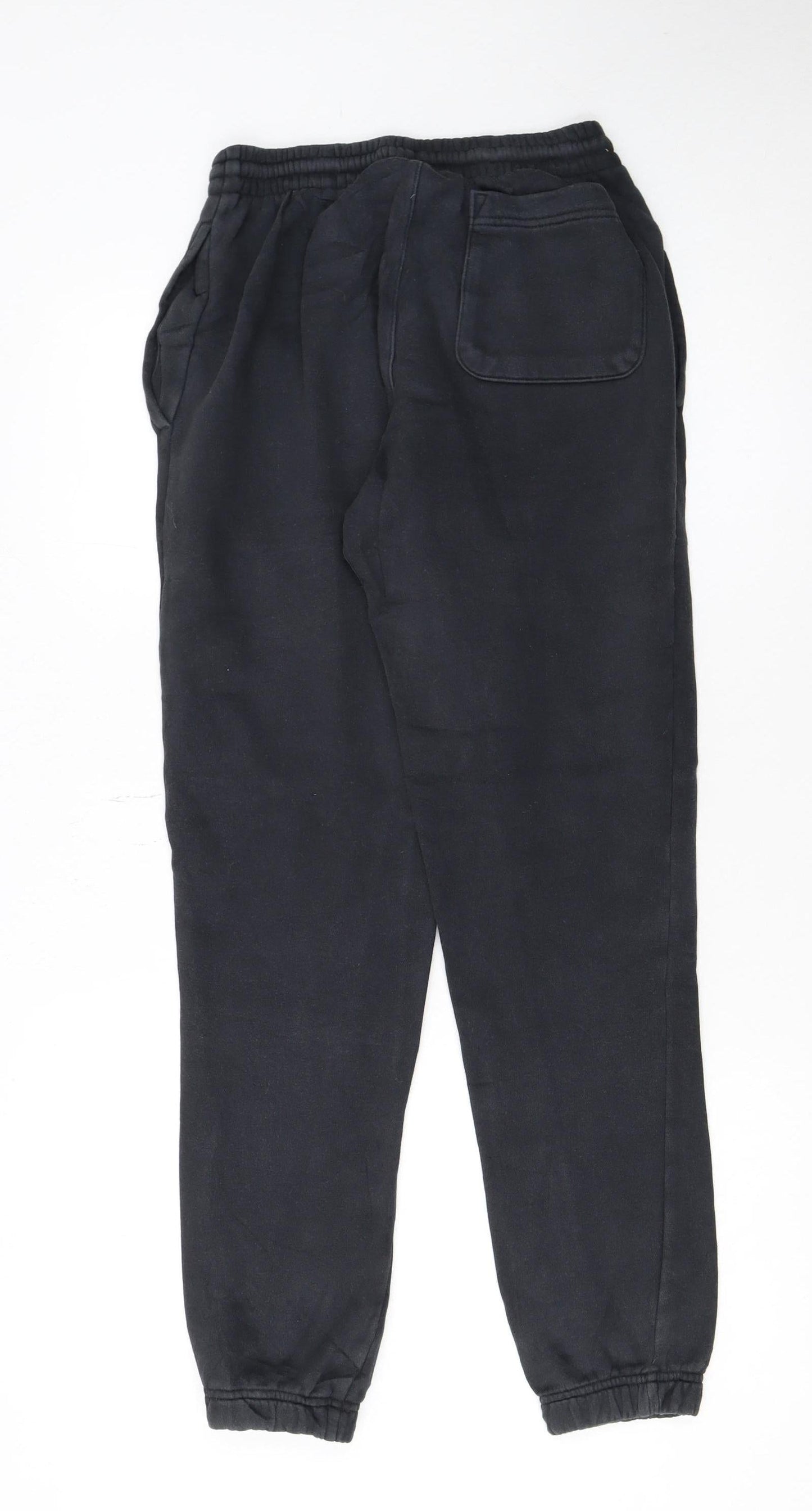 Reebok Women’s Black Jogger Trousers XS Fleece Cotton Blend