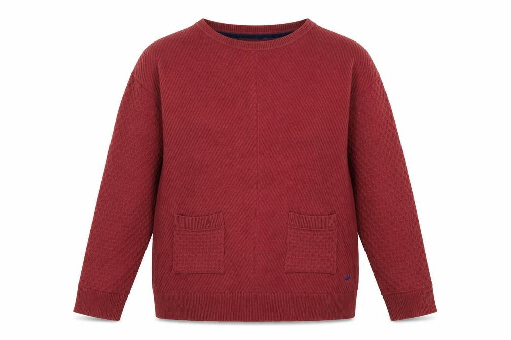 Mantaray Women's Red Knit Button Back Cardigan Size 8