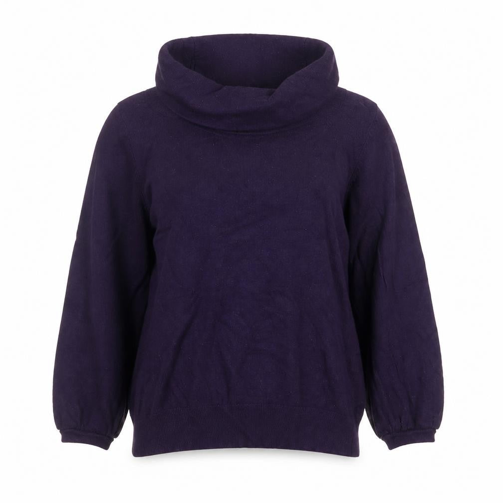 Marks & Spencer Womens Purple Cowl Neck Jumper Size 12