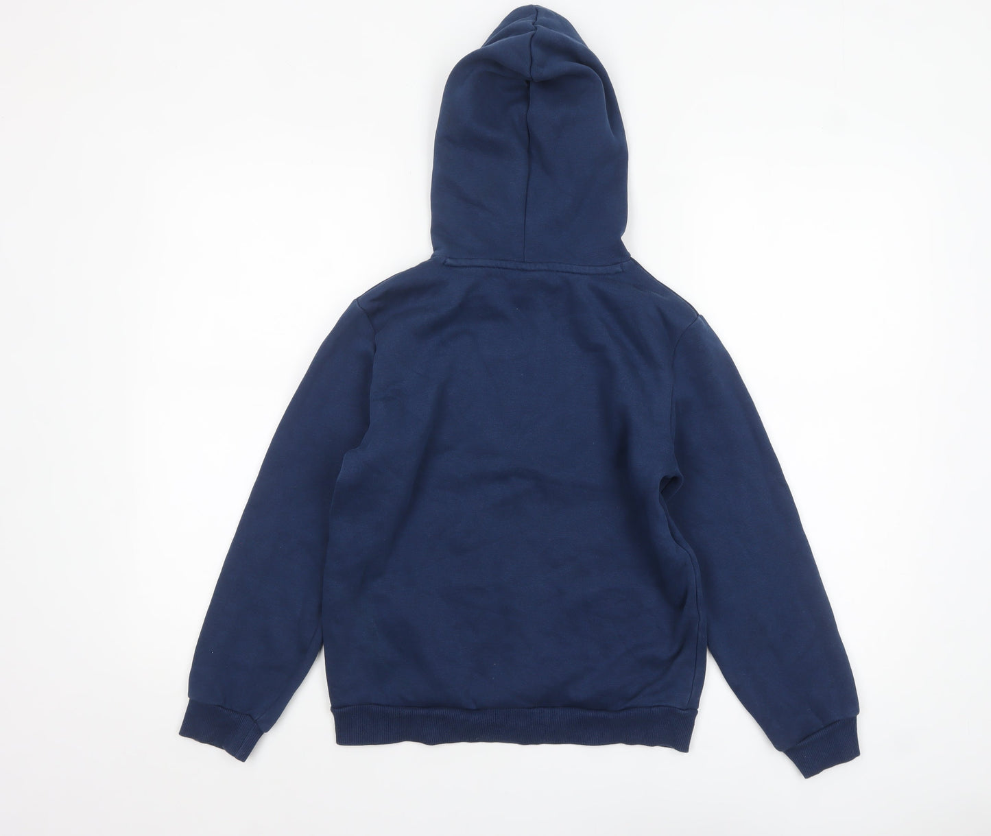 Puma Boys Blue Pullover Hoodie 11-12 Years Cotton Blend Sportswear