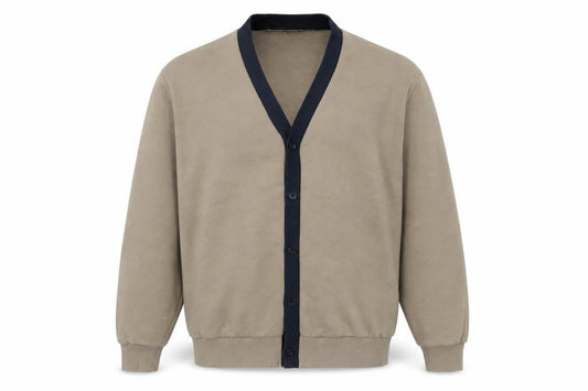 Burton Menswear Men Beige L Basic Waistcoat Cotton Blend