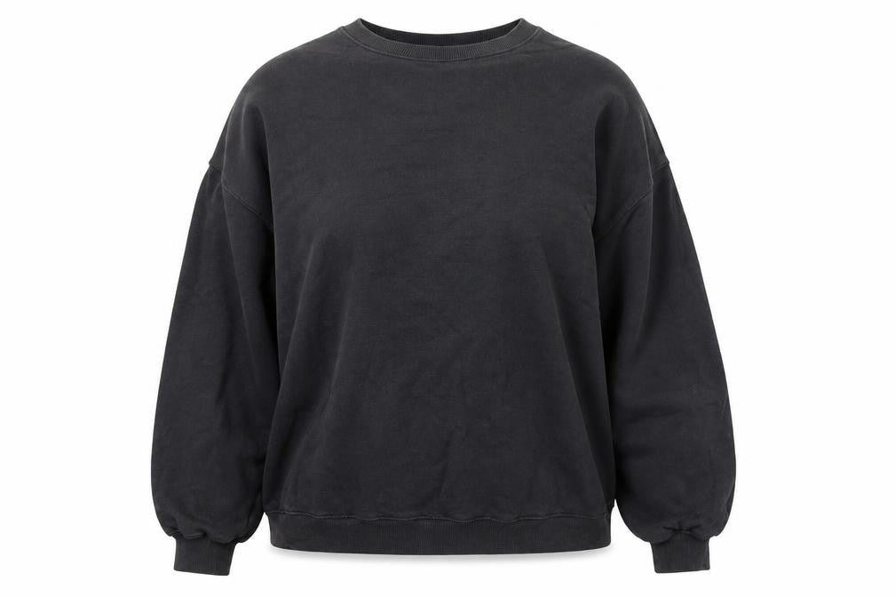 H&M Move Women's Black L Cotton Pullover Sweatshirt