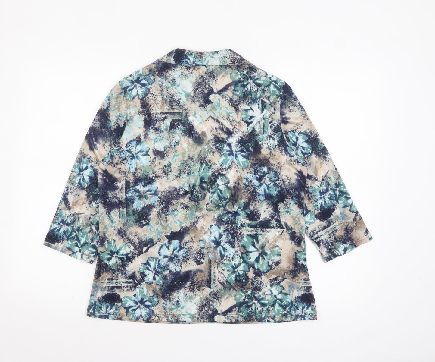 Honor Millburn Women's Multicoloured Floral Tunic Top Size 14