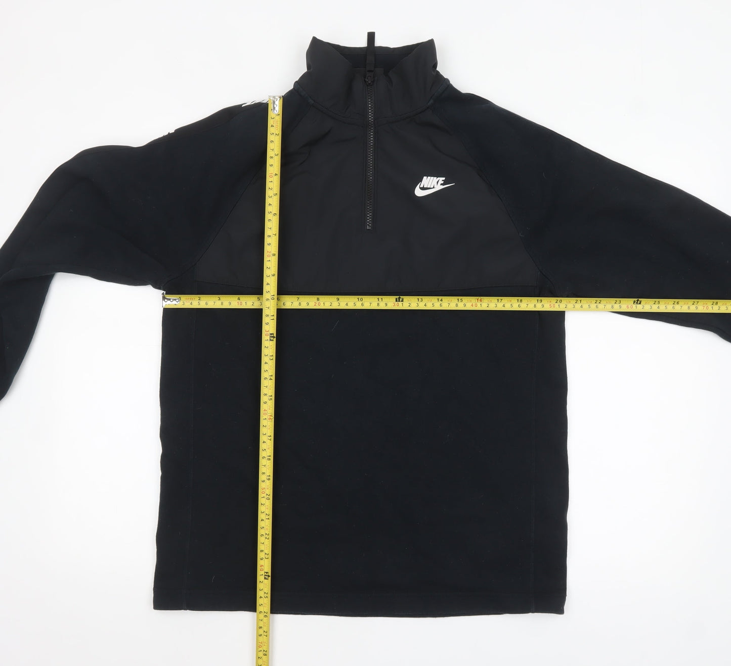 Nike Men's Black Small 1/2 Zip Pullover Sweatshirt with Logo